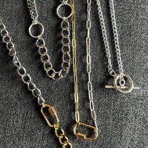 Split Paperclip Necklace